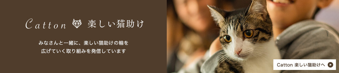 Catton〜みなさんと一緒に、楽しい猫助けを広げていく取り組みを発信しています