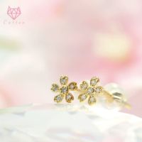 ダイヤモンド】さくらピアス | Cattonオンラインショップ