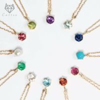 3mm誕生石 一粒ネックレス | Cattonオンラインショップ