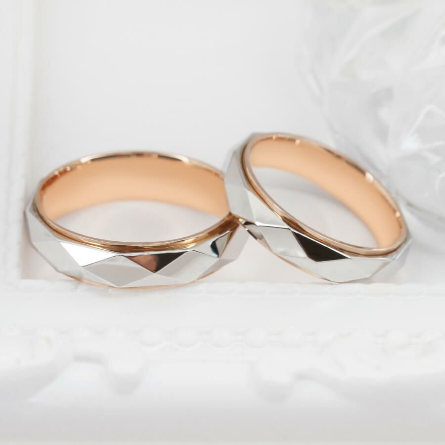 BC002 Miroir-ミノワール-ブライダルリング