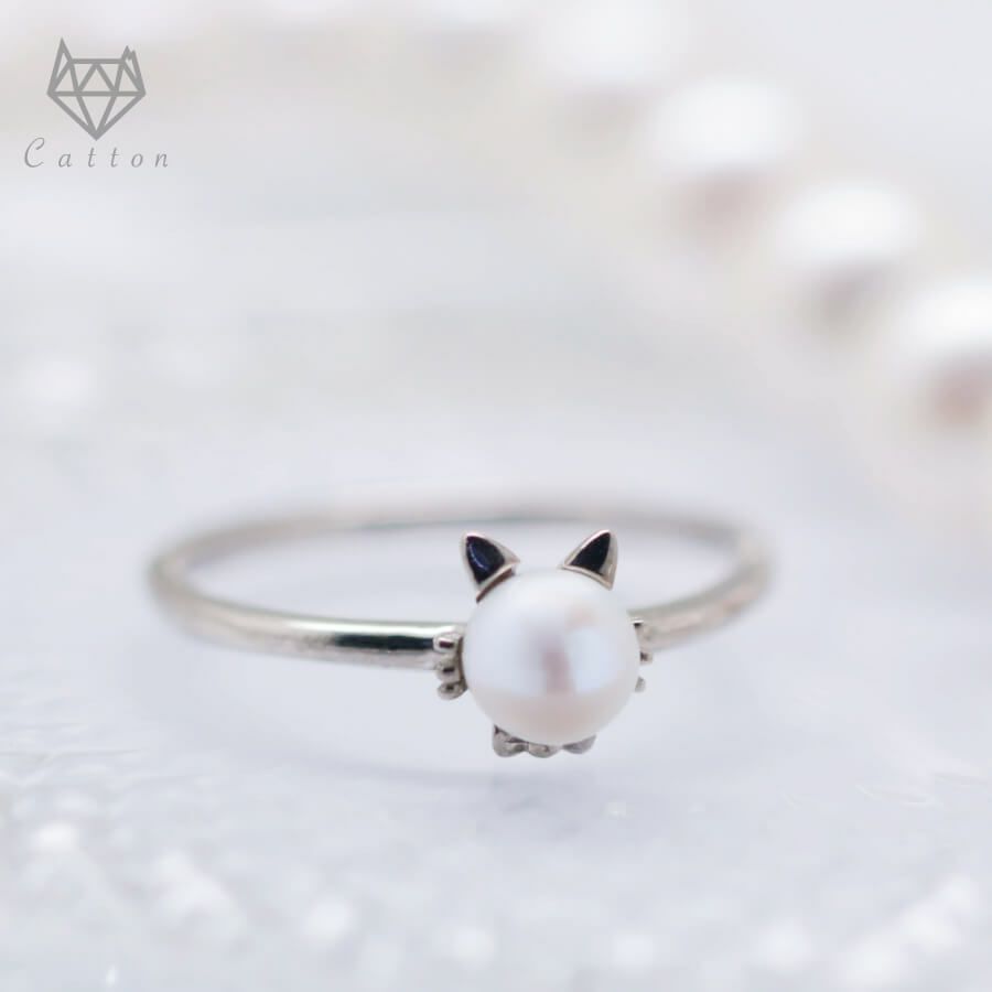ネコ 高等 猫 指輪 rin リング 可愛い ハンドメイド
