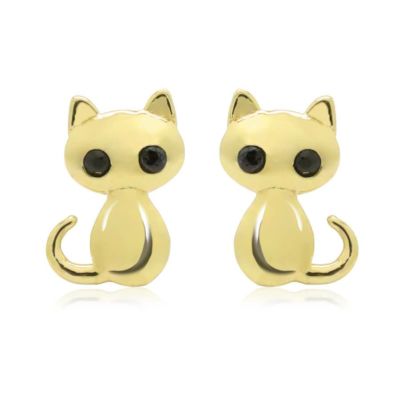 オニキス猫(ペルー産)&ガラス細工&陶器犬 オニキス猫(ペルー産)&ガラス細工&陶器犬
